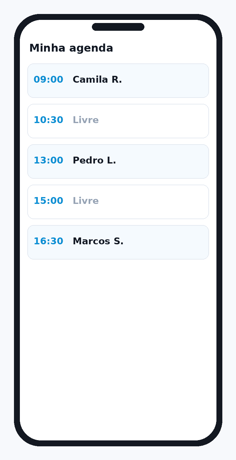 Agenda no app